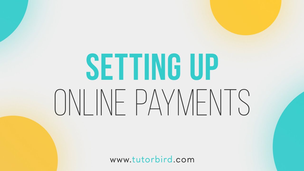 Setting Up Online Payments