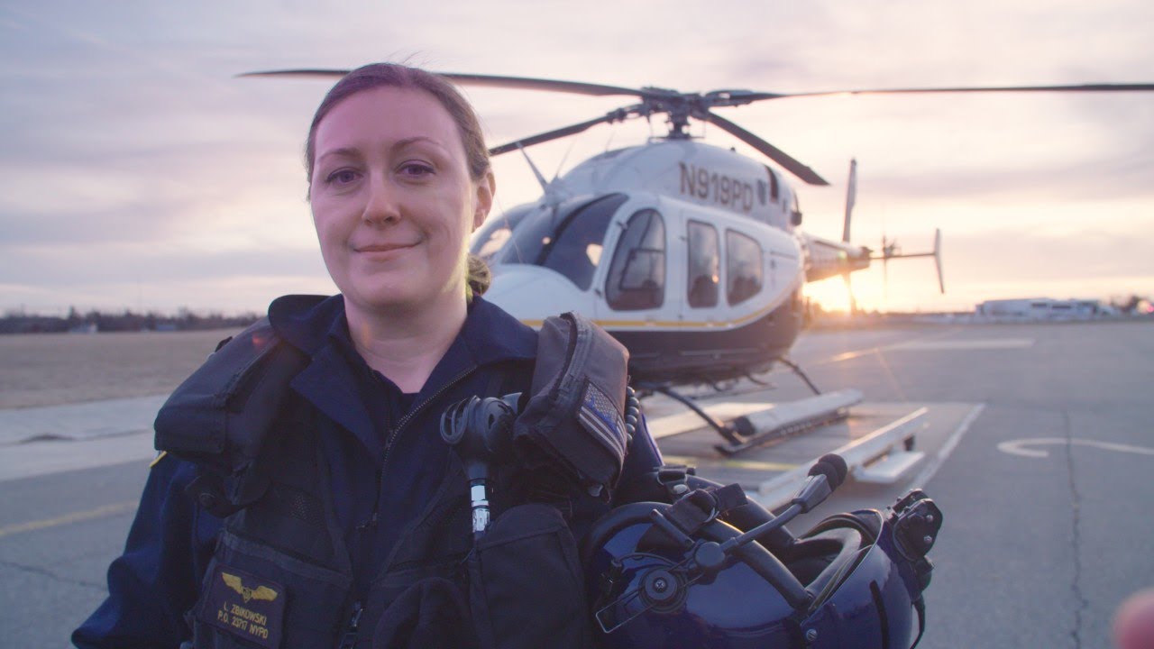Stunning Female Rescue Helicopter Pilot Navigating Skies With New York Police Department