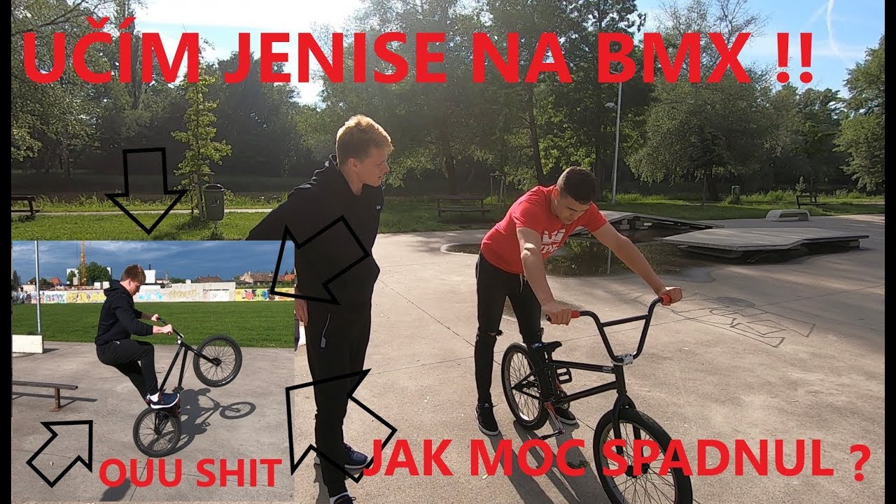 NAUČIL SE JENIS NA BMX KOLE ??