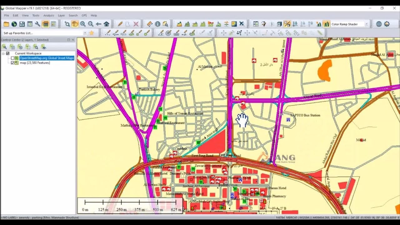 Tut9: Download Open Street Map(OSM) as vector using #Global_Mapper (subtitles CC: English)