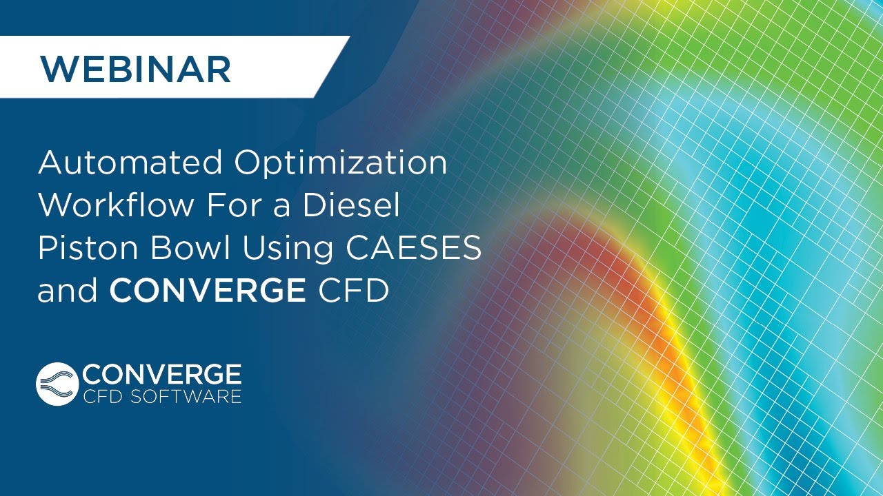 Automated Optimization Workflow For a Diesel Piston Bowl Using CAESES and CONVERGE CFD