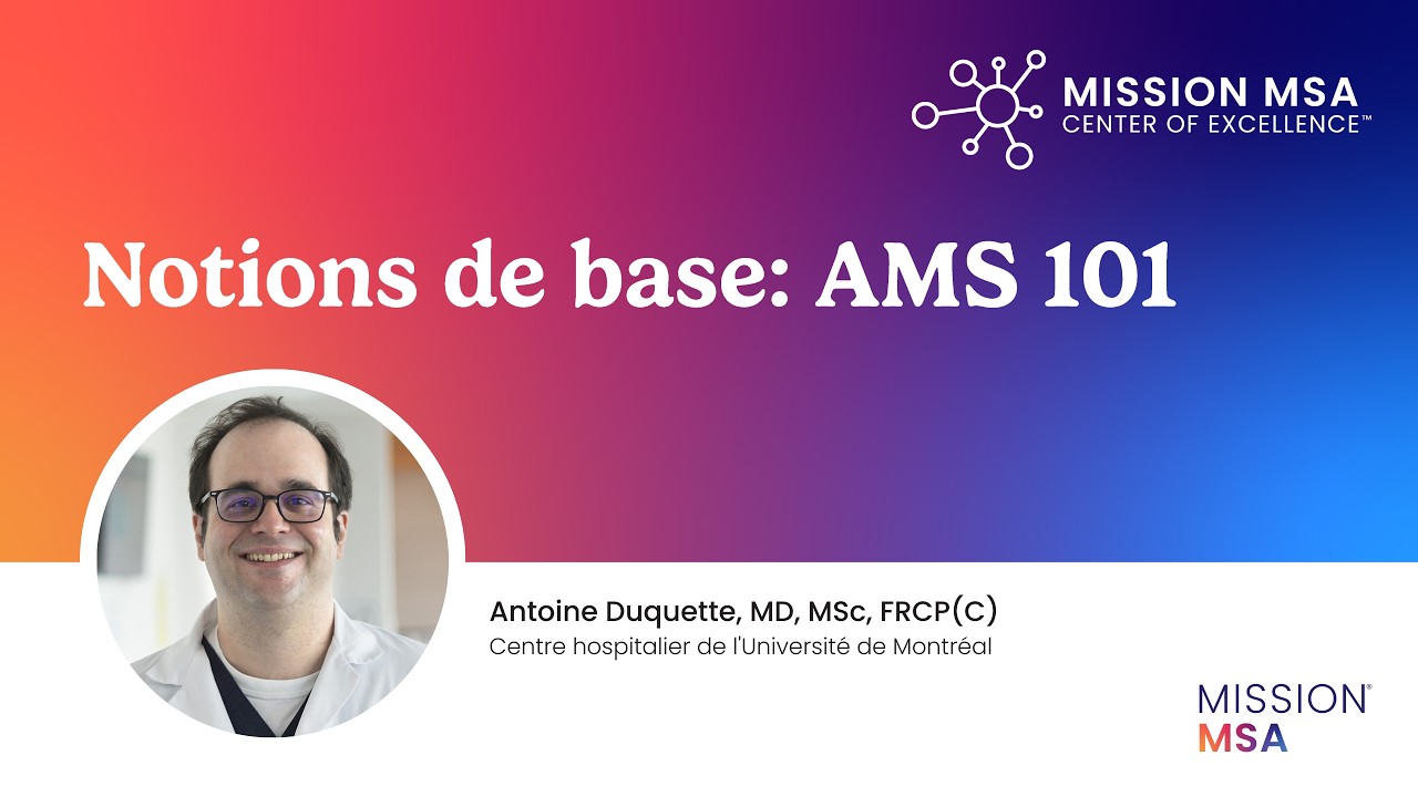 Notions de base: AMS 101 (French)