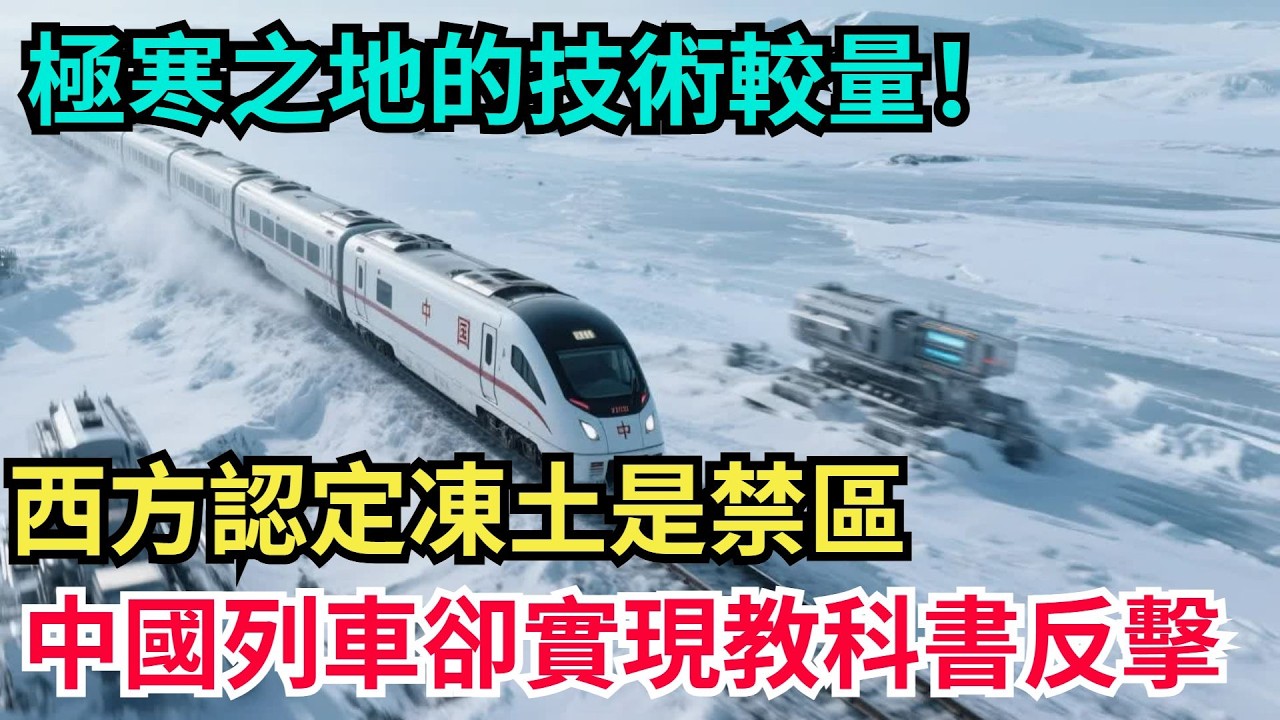 極寒之地的技術較量！西方認定凍土是禁區，中國列車卻實現教科書級反擊？【天工重器】#科普#超級工程 #建造 #中國基建