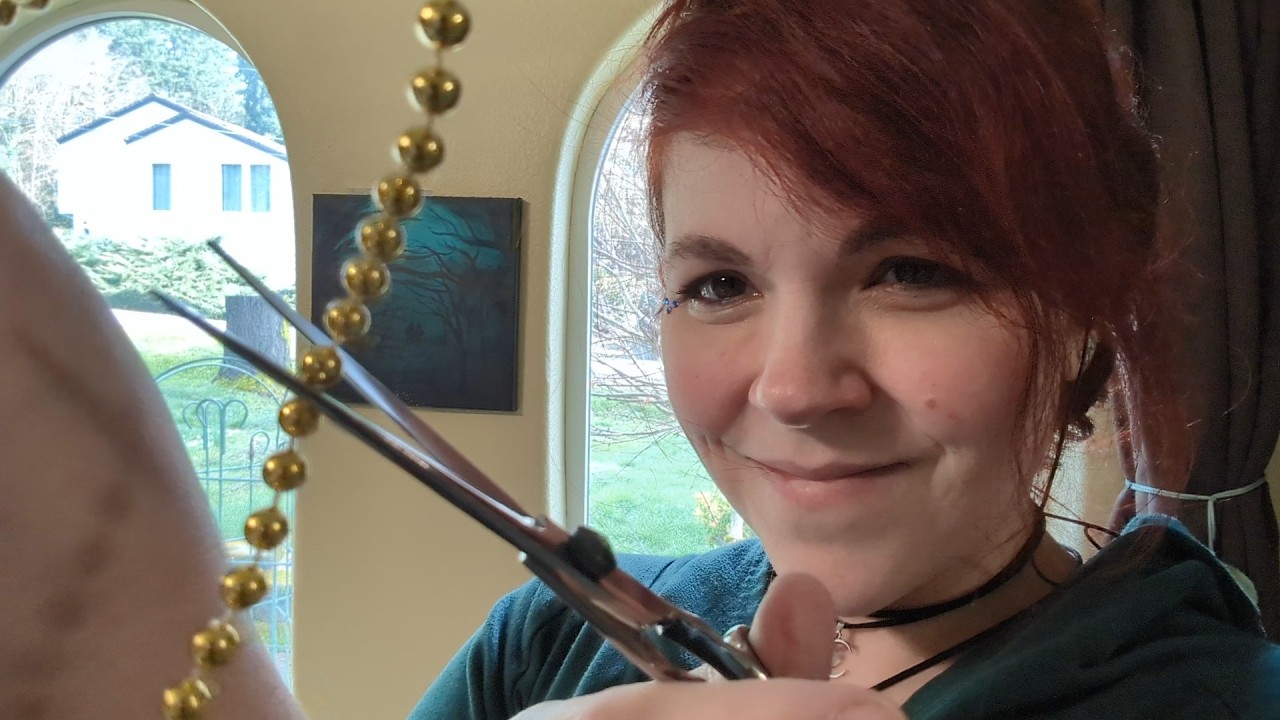 ASMR - Your Hair is Mardi Gras Beads and it's Totally Normal - 360 Binaural Soft Spoken Roleplay