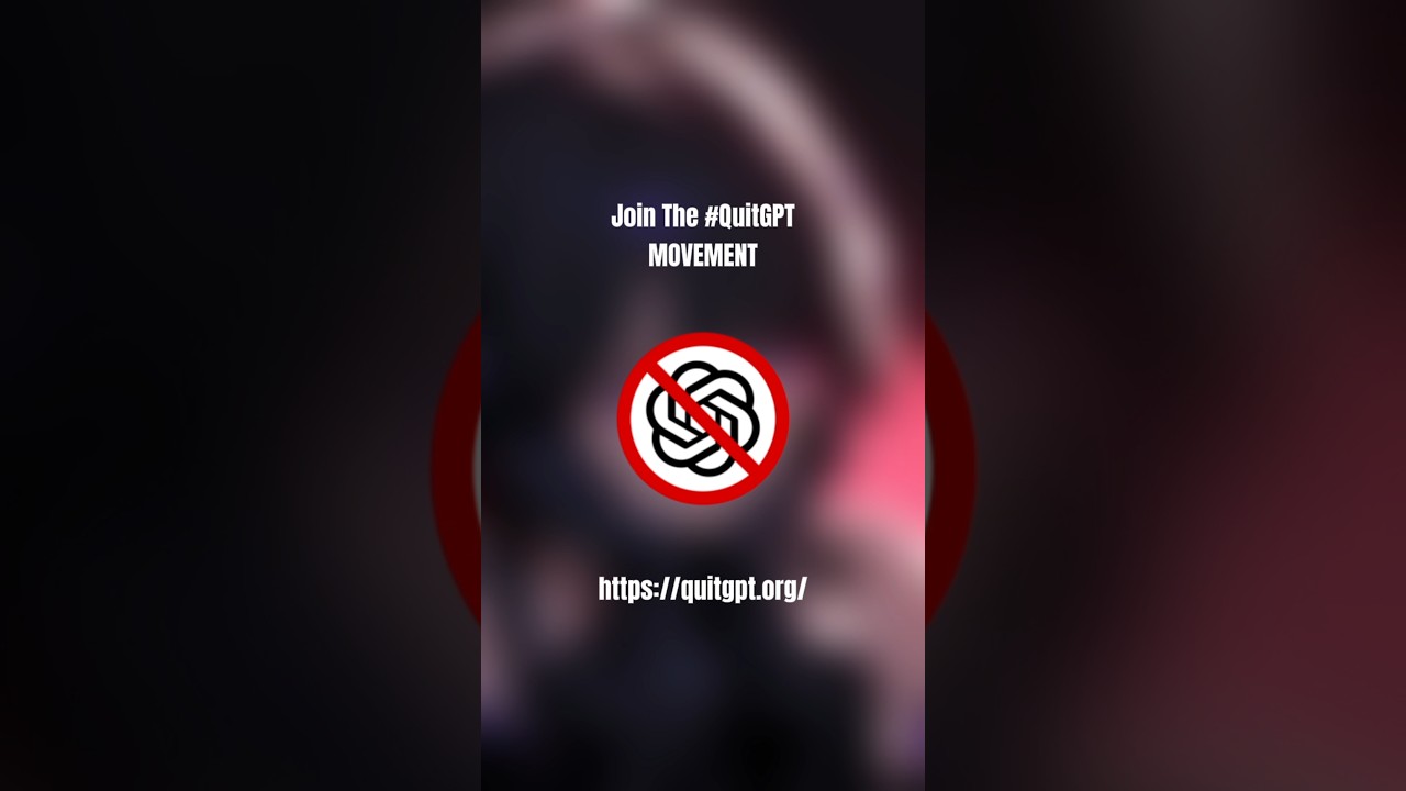 Join The QuitGPT Movement #QuitGPT