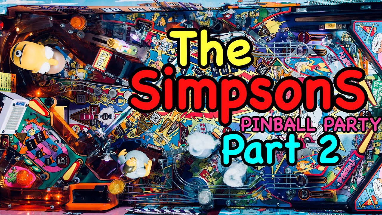 Самый популярный автомат Музея Simpsons pinball party. Часть 2