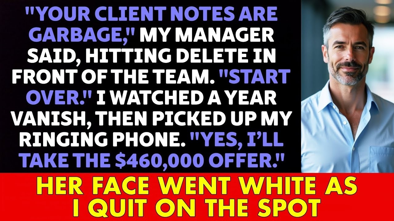 My Manager DELETED My Year’s Work — Then the Competitors CALLED with a Life-Changing Offer