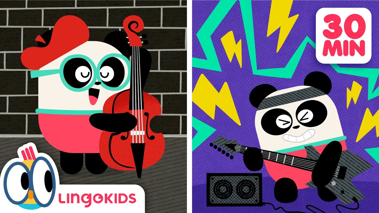 BABY BOT Knows MUSIC 🥁 + More Kids Educational Cartoons | Lingokids