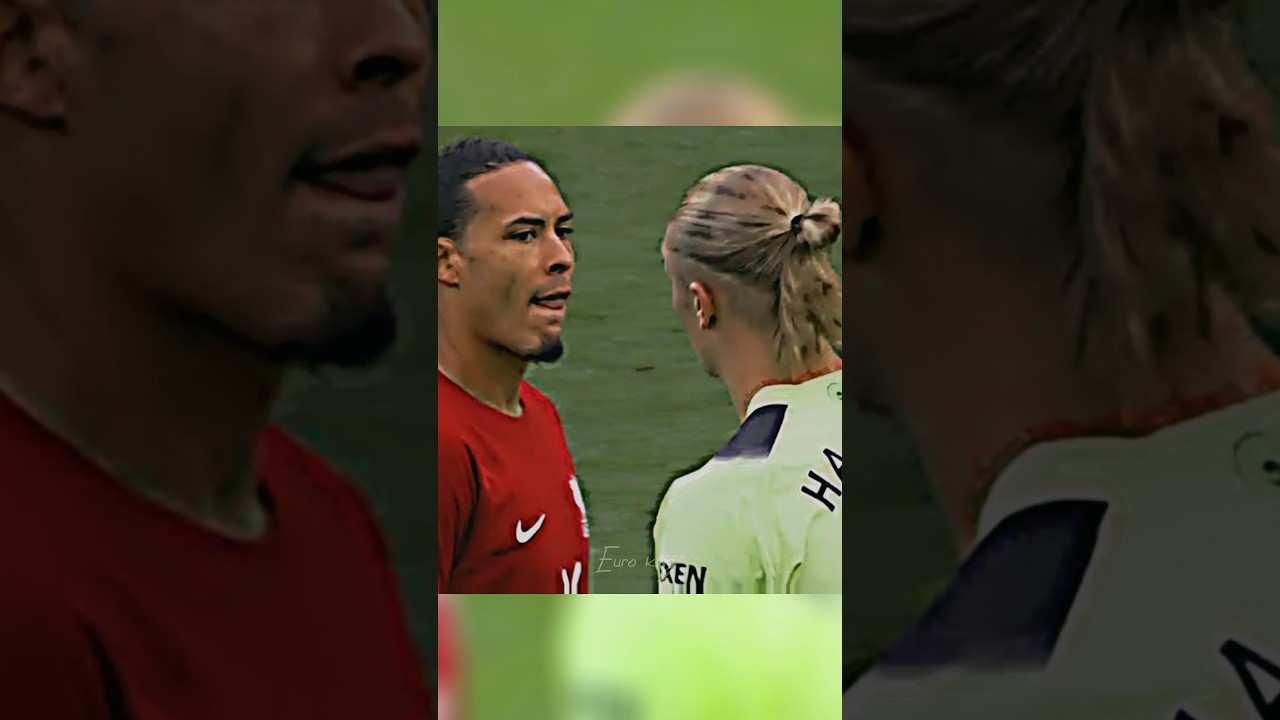 Van Dijk vs Haaland 🥶 