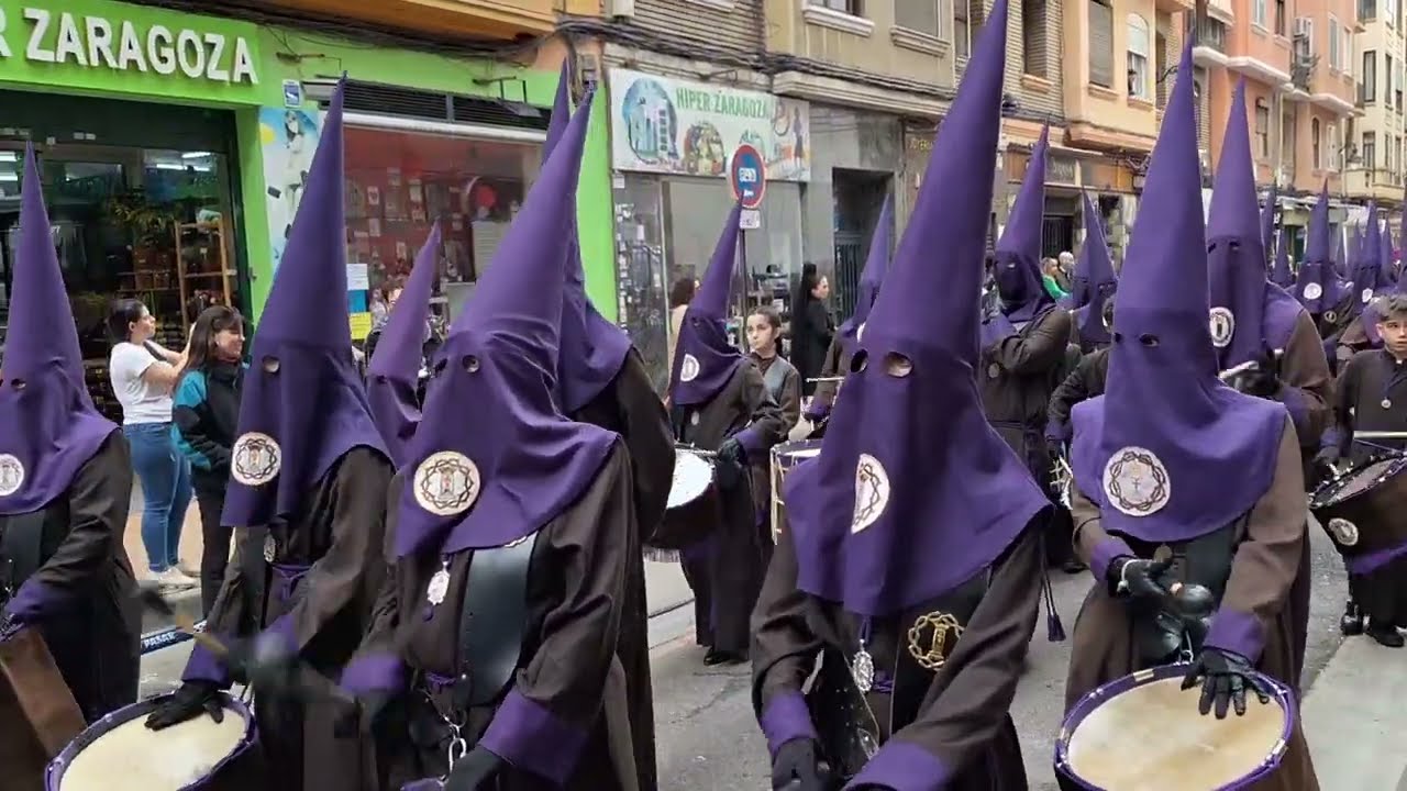 La Coronación de Espinas en su Procesión Titular. Semana Santa en Zaragoza 2024