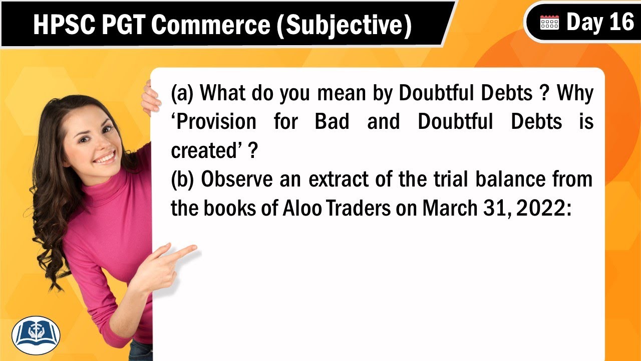 HPSC PGT Commerce | Answer Writing Practice | Subjective Paper | Day 16