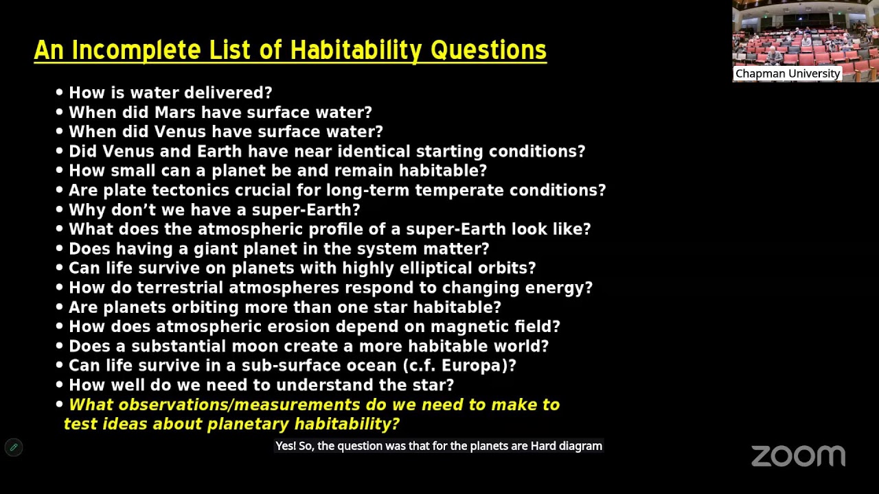 Planetary Habitability in the Solar System and Beyond | Stephen Kane