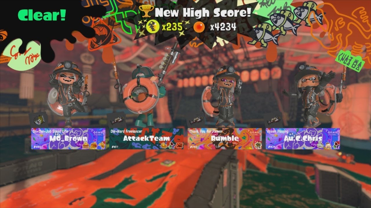 Splatoon 3 - Big Run - Grand Splatlands Bowl (Sep. 8th) - High Score Run