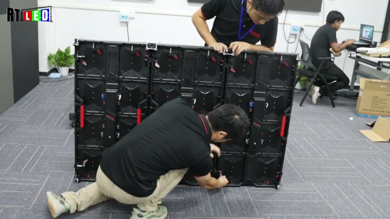 How to Install Background LED Screen 500x1000mm RT Series