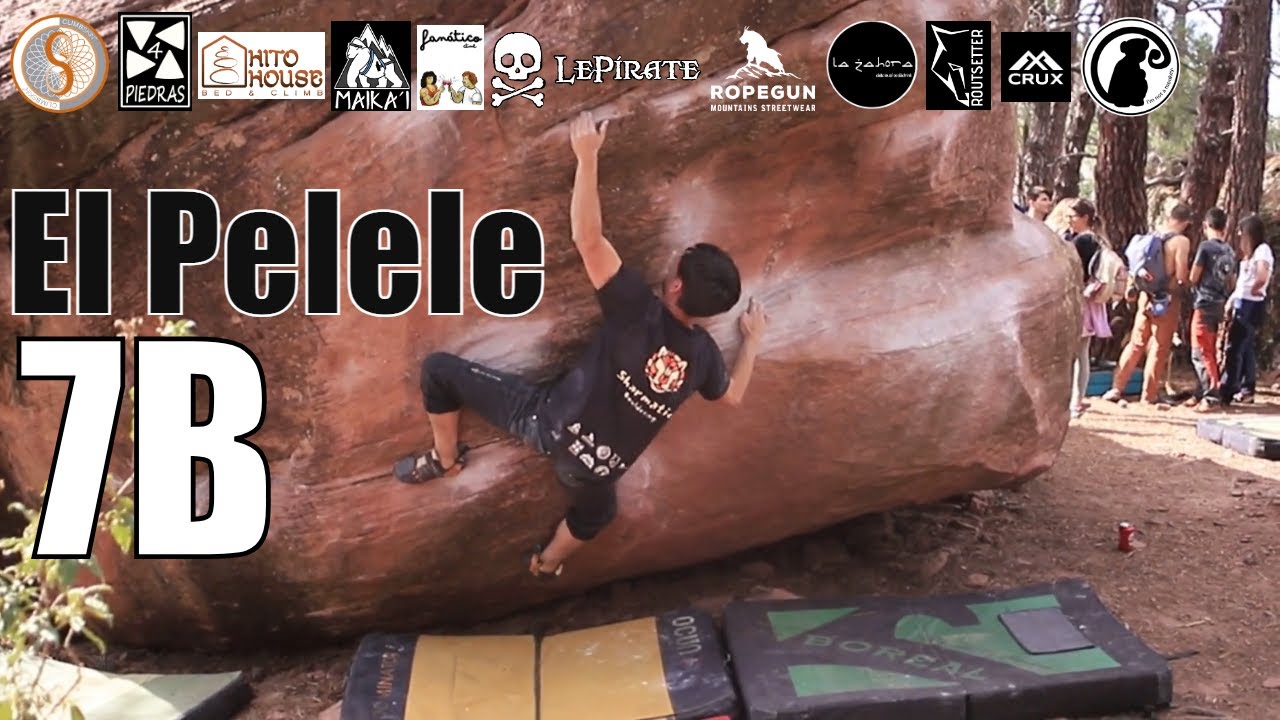 El Pelele 7B | Albarracín Boulder | Sector Tierra Media