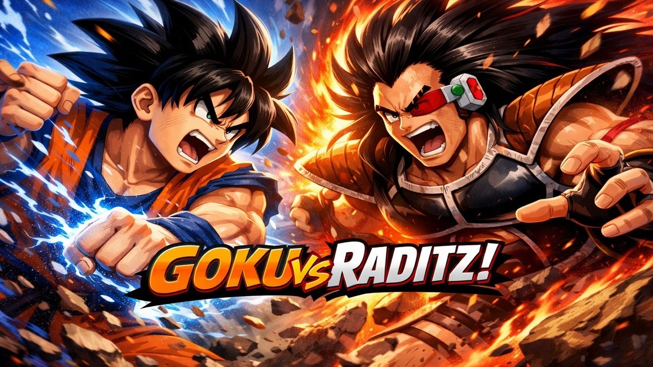 raditz e muito forte - dragon ball z