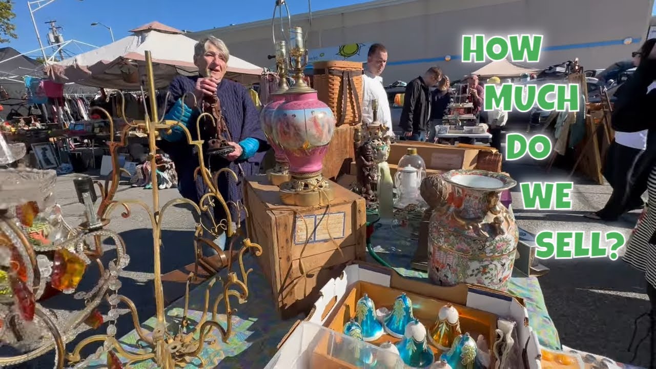 Selling FREE $#iT At the Flea Market!