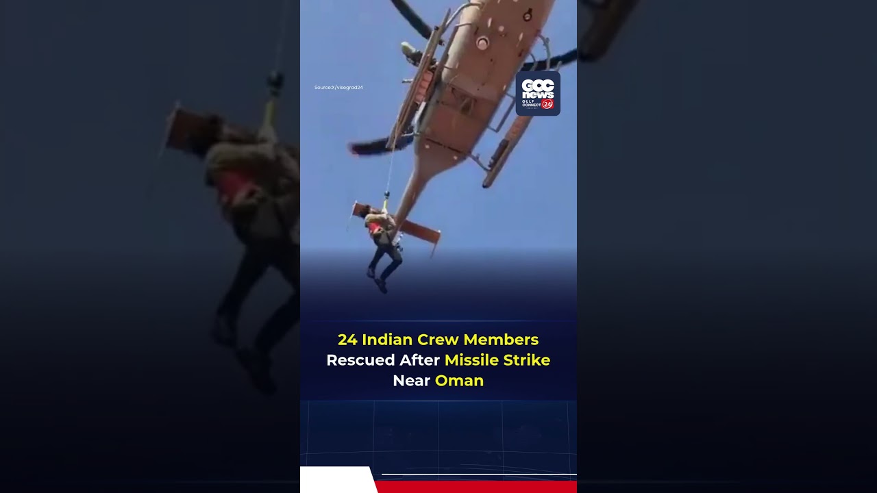 24 Indian Crew Members Rescued After Missile Strike On Tanker Near Oman