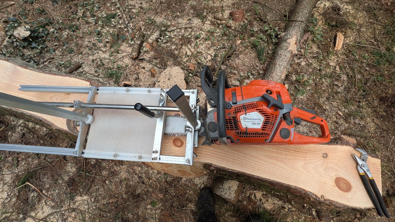 Chainsaw Milling With The Husqvarna 592 XP