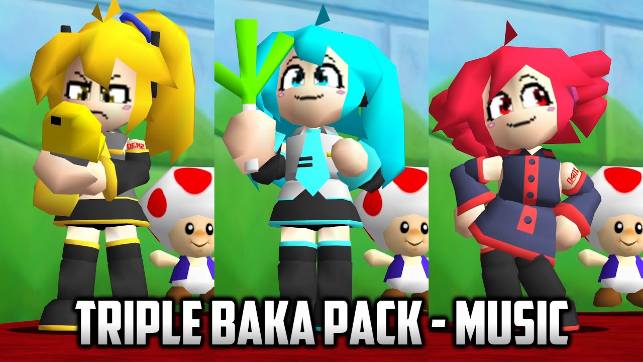 ⭐ Super Mario 64 PC Port - Triple Baka Pack (Music)