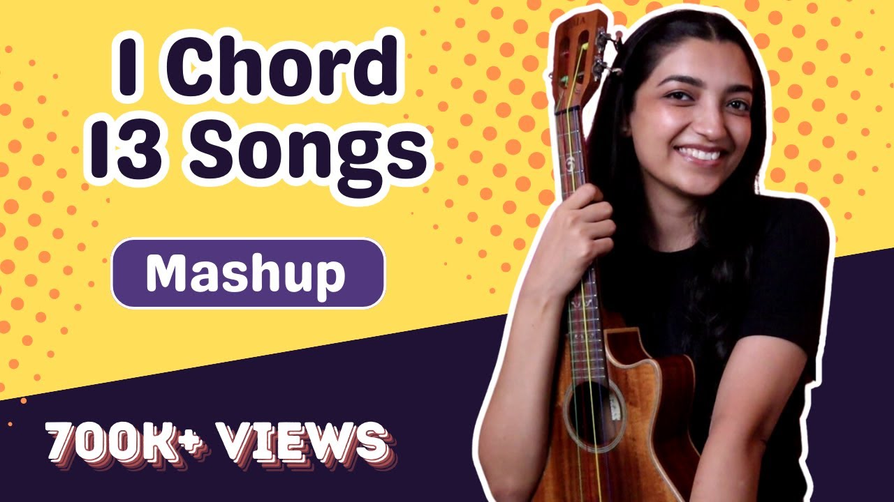 play 13 different songs using 1 simple chord on ukulele | Sayali Tank