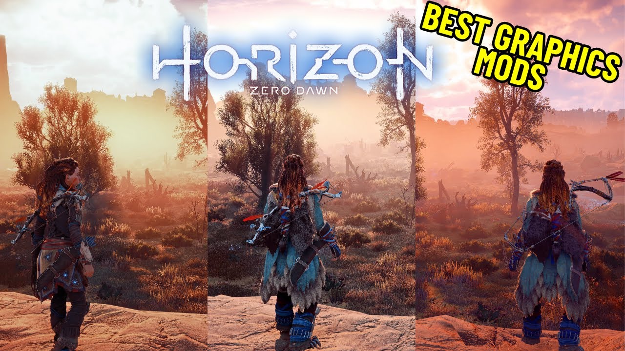 Horizon Zero Dawn Best Graphics Mods Comparison [PC, 4K]