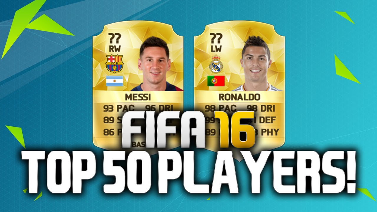 FIFA 16: OFFICIAL TOP 50 PLAYERS! My thoughts...