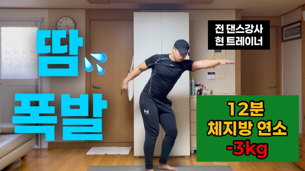 누구나 따라할 수 있는 최고의 체지방 연소 12분 운동 (12min Fat Burning Workout]
