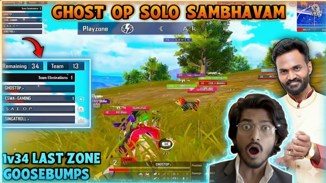 GHOST OP SOLO SAMBHAVAM IN WAR🔥 GOOSEBUMPS MATCH 🥶 #madan #madanop #bgmilive 