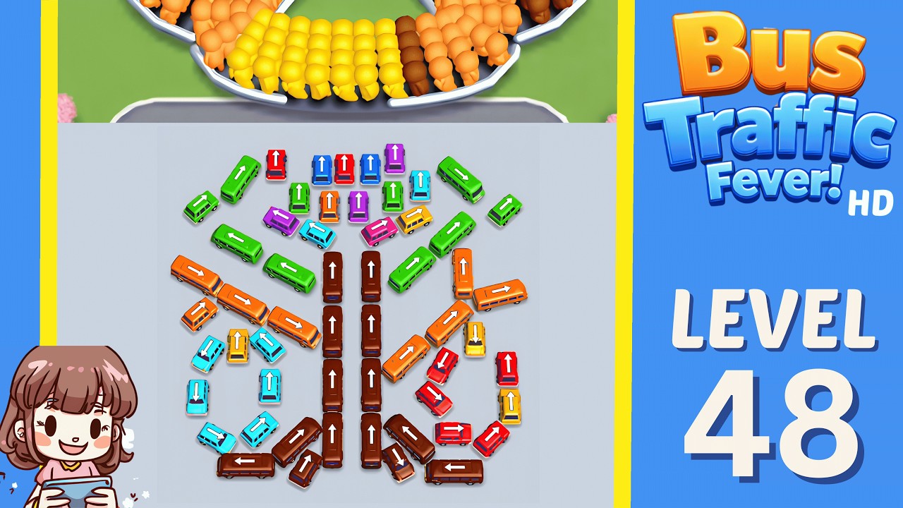 Bus Traffic Fever Level 48 Solution Walkthrough