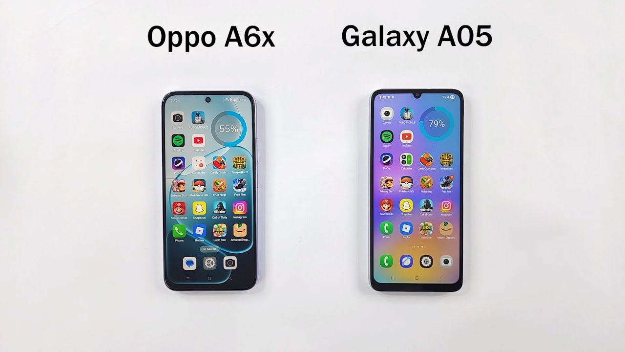 Oppo A6x vs Samsung A05 - SPEED TEST 