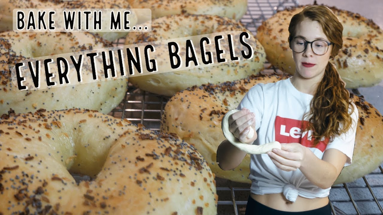 HOW TO MAKE EVERYTHING BAGELS FROM SCRATCH - DAIRY FREE (VEGAN)