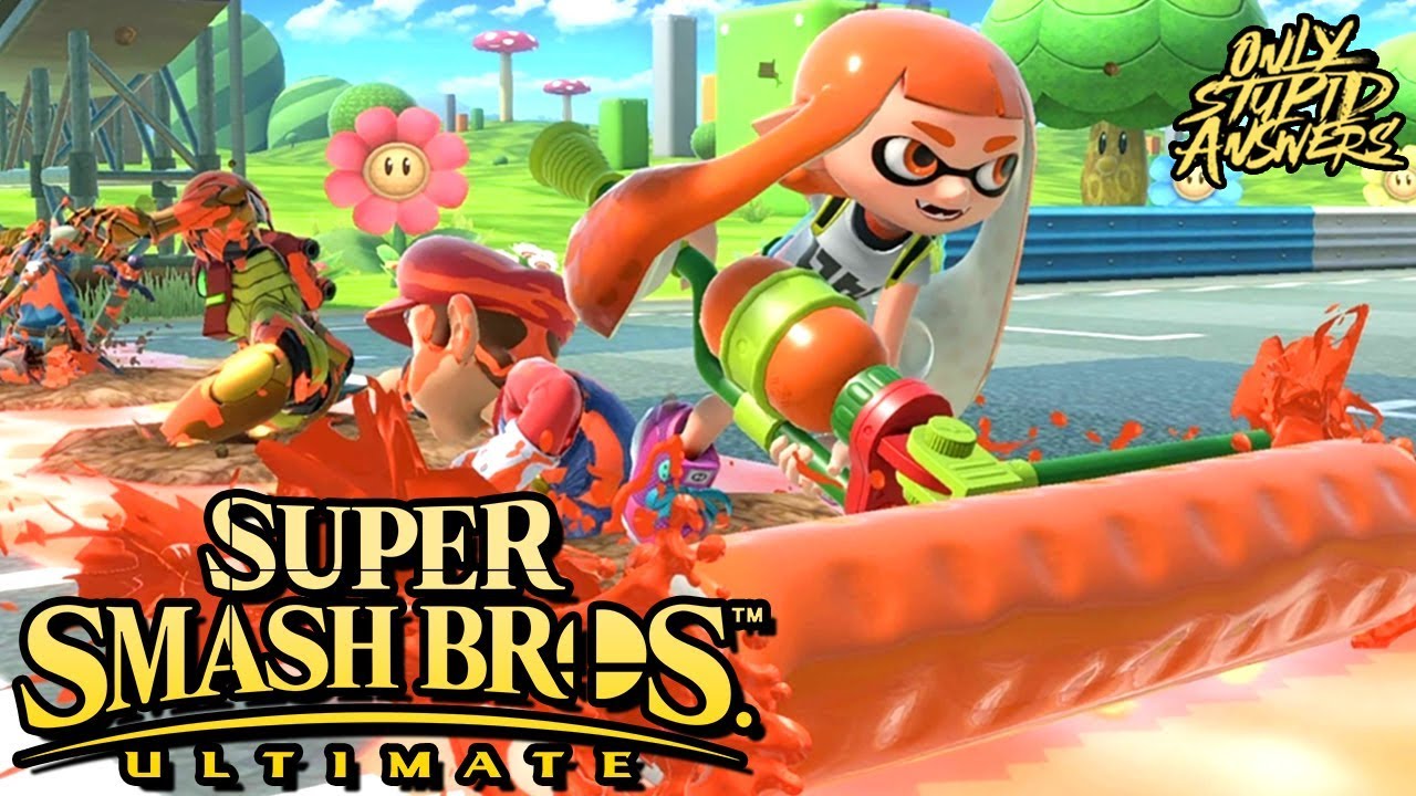 INKLING Flipping Rules in Super Smash Bros Ultimate! - Only Stupid Gaming