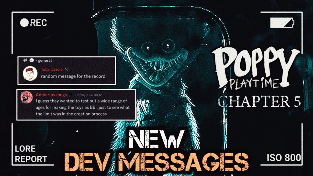 Poppy Playtime Chapter 5 - Новый официальный тизер. Сообщения от Mob Entertainment и обновления S...
