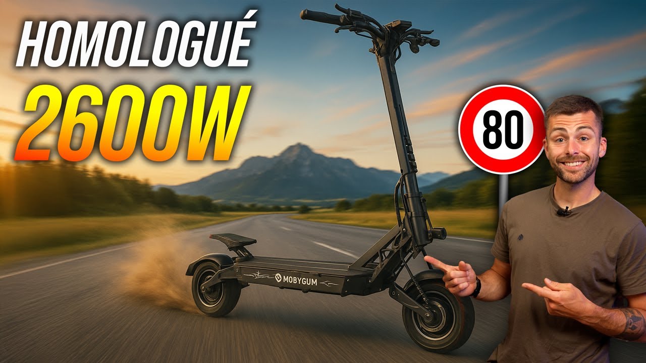 Mobygum Storm 🇫🇷 La meilleure trottinette &eacute;lectrique &agrave; petit prix ? Test + avis💸