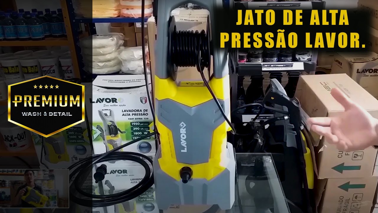 Jato De Alta Pressão Lavor Wash Fast 135 Extra - Saiba tudo sobre este produto!