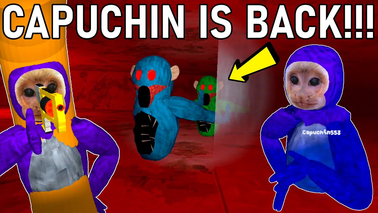 Capuchin is BACK and I Find the HORROR Monkeys!!! (Oculus Quest 2)