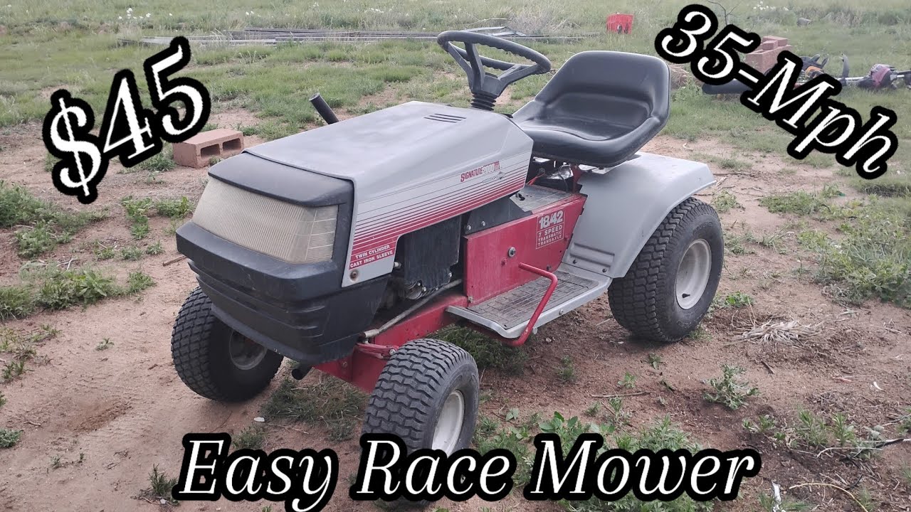 Cheap Easy Race Mower Build, Mtd Mower! Custom Cruiser!