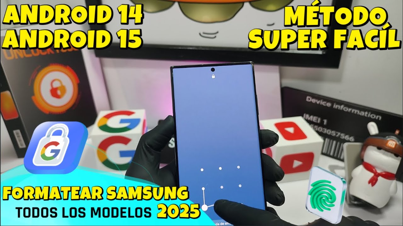 Como Formatear Cualquier Samsung 2025 Con Android 14 -  Que No Se Puede Apagar Ni Reiniciar - F&aacute;cil
