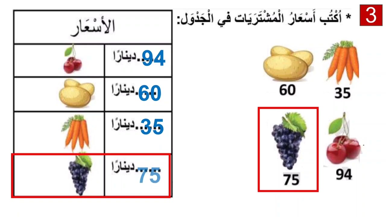 إمتحان رقم 2 الفصل الثاني سنة 1