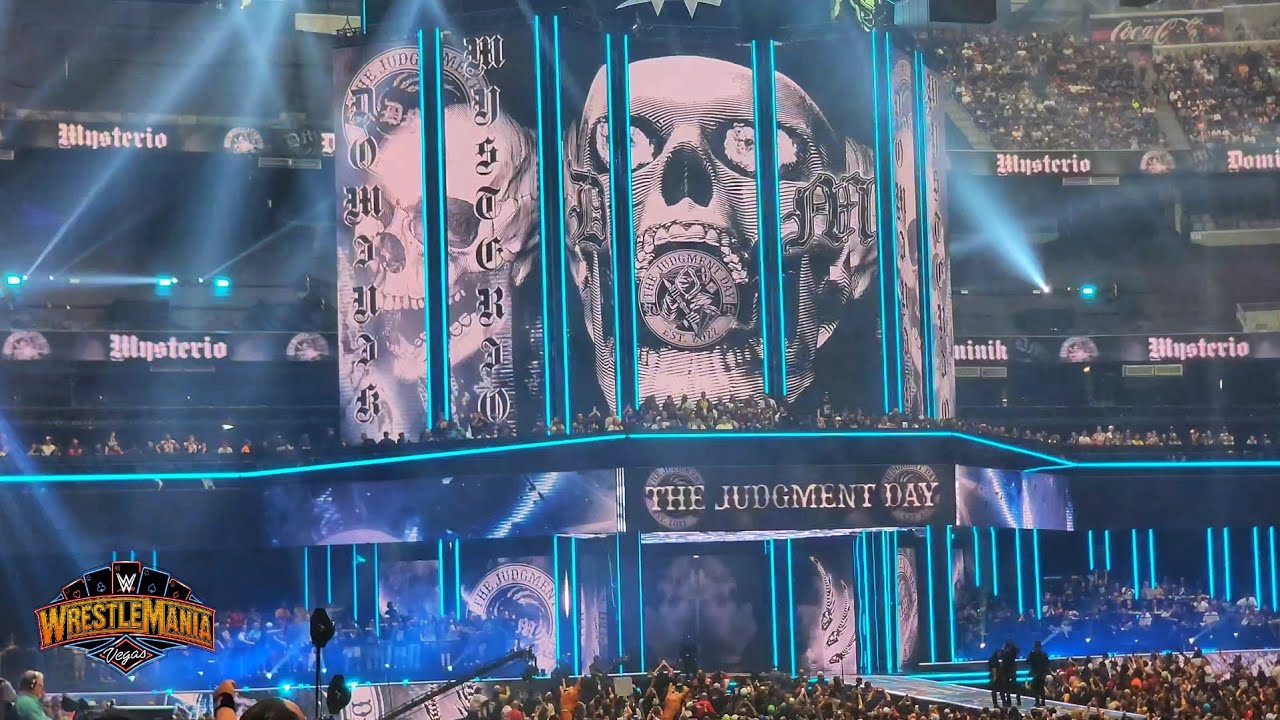 WWE WrestleMania 41 Sunday - Dirty Dominik Mysterio Live Entrance Crowd Reaction