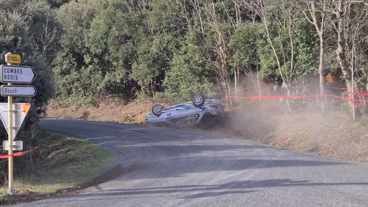 5ème rallye de l'Hérault grand orb 2022 moderne (ES3 et 5), flat out and crash