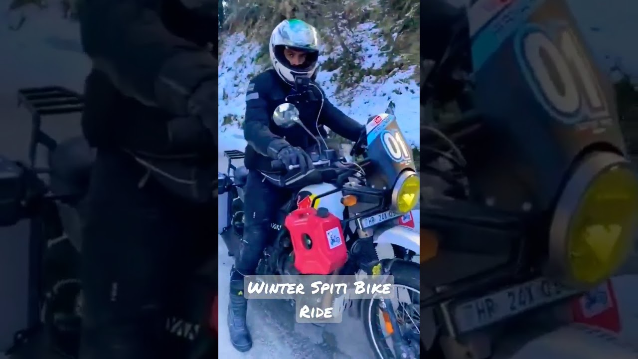 Winter Spiti Bike Ride on Himalayan