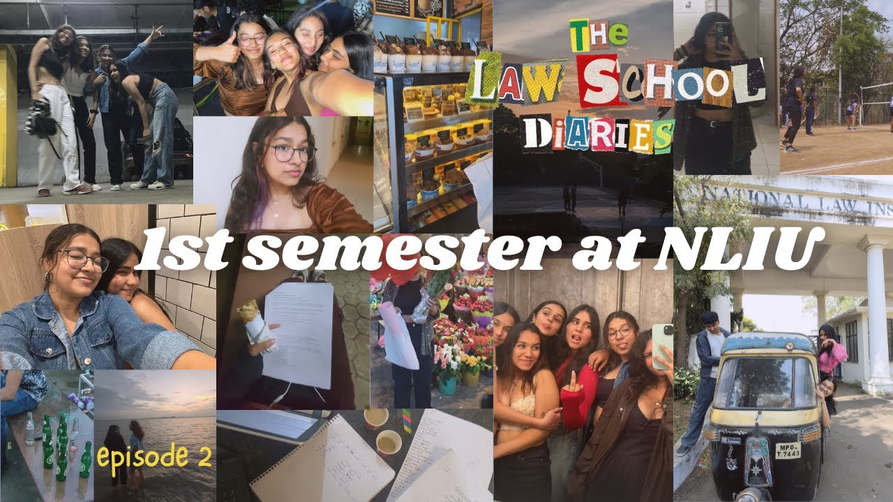 My First sem at NLIU Bhopal | Life at NLIU | NLU | CLAT | Law School Diaries