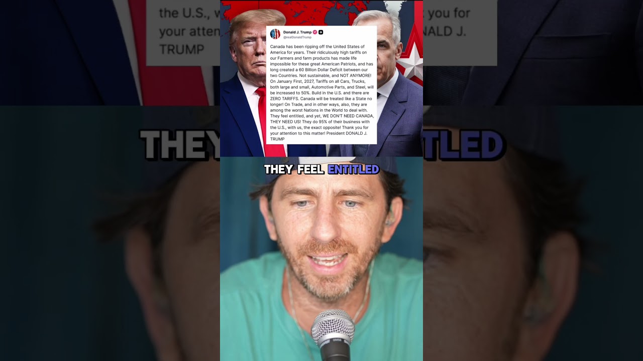 ТРАМП УГРОЖАЕТ КАНАДЕ НОВЫМИ ПОШЛИНАМИ НА АВТОМОБИЛИ! #новостиканады #новостисша #политикасша #по...