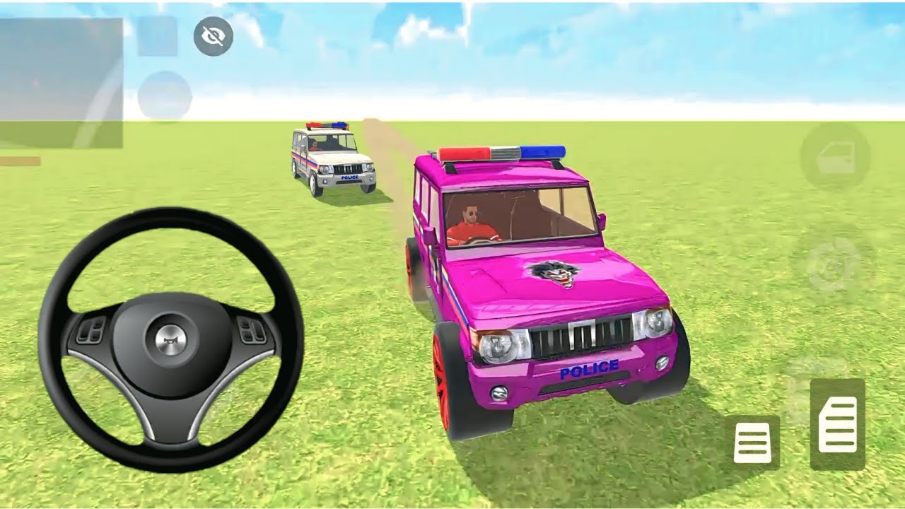 Police Car Race Aja Hoga🔥💥 Indian Theft Aura simulator | Indian Gta Game 🤑💥