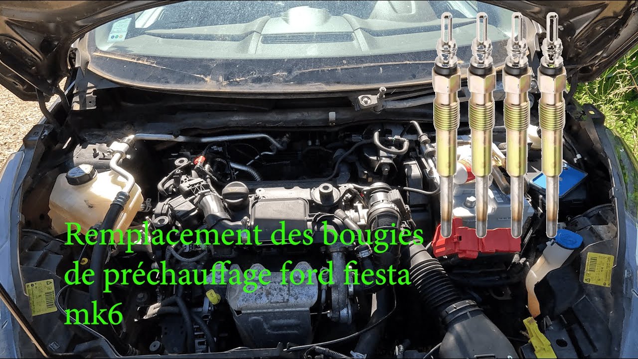 Comment remplacer les bougies de préchauffage ford fiesta mk6