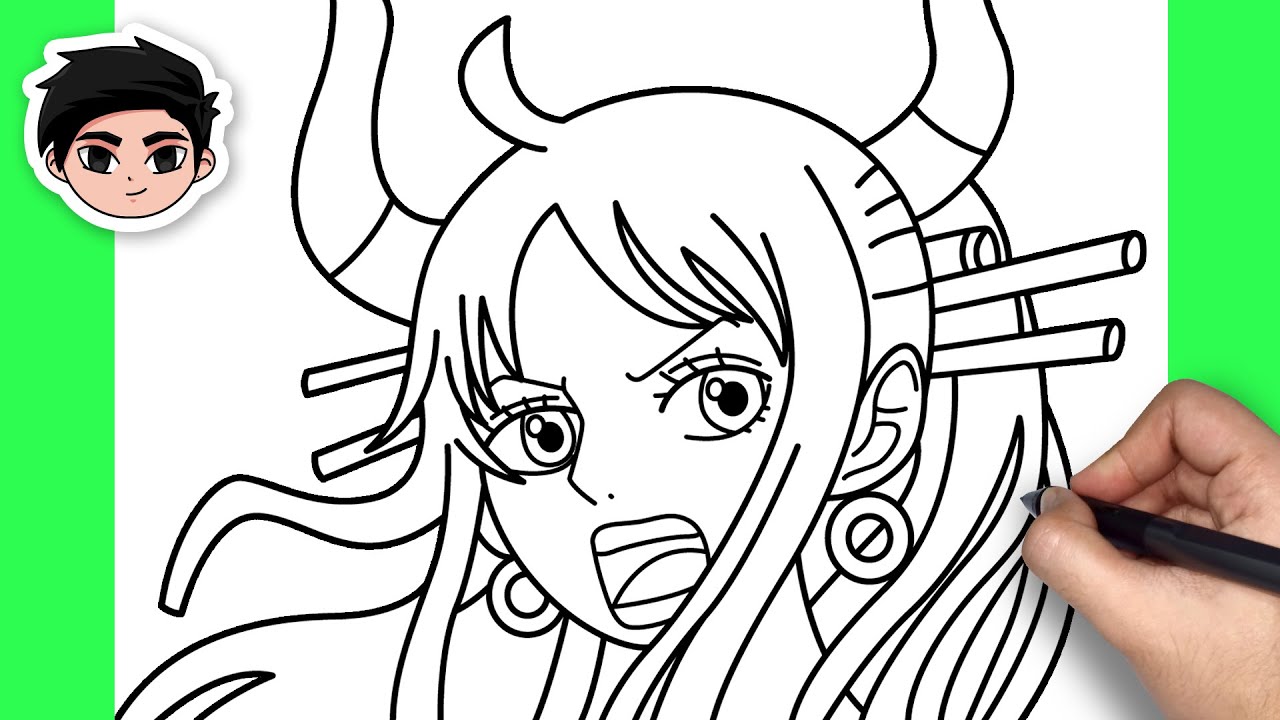 How To Draw Yamato | One Piece - Easy Step By Step