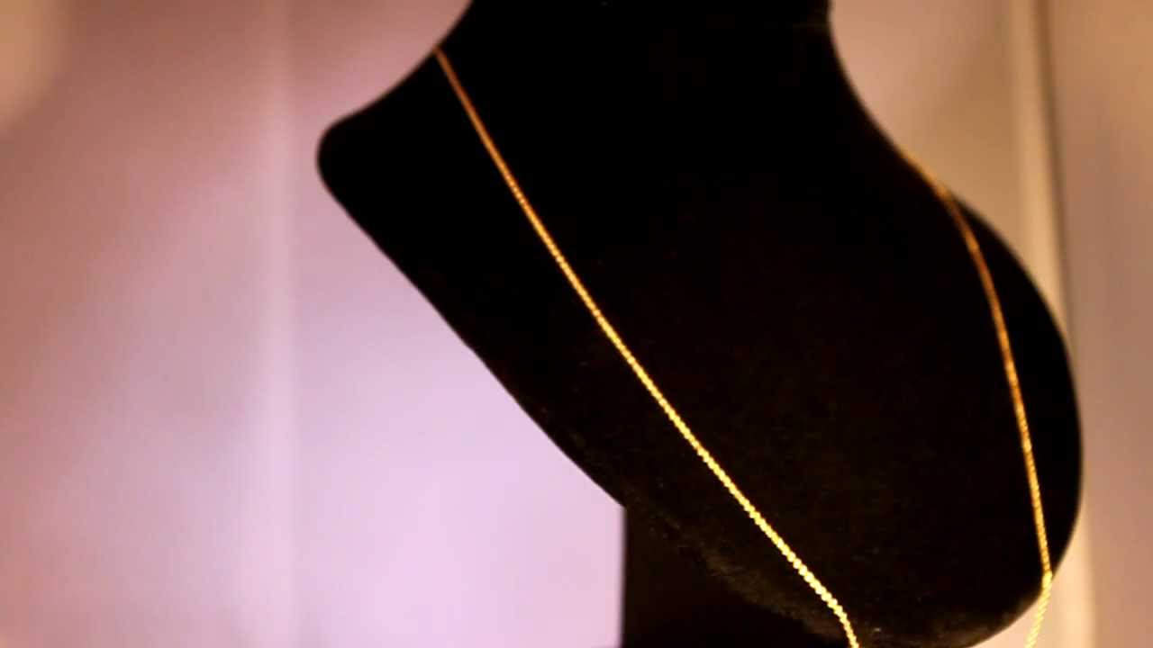 Chaine or massif maille for&ccedil;at- www.e-bijouterie.com