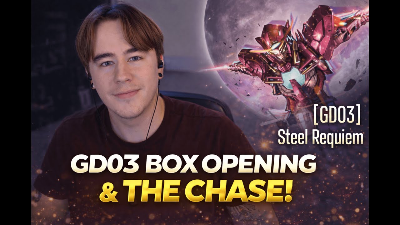GD03 Steel Requiem Box Opening | Gundam Card Game